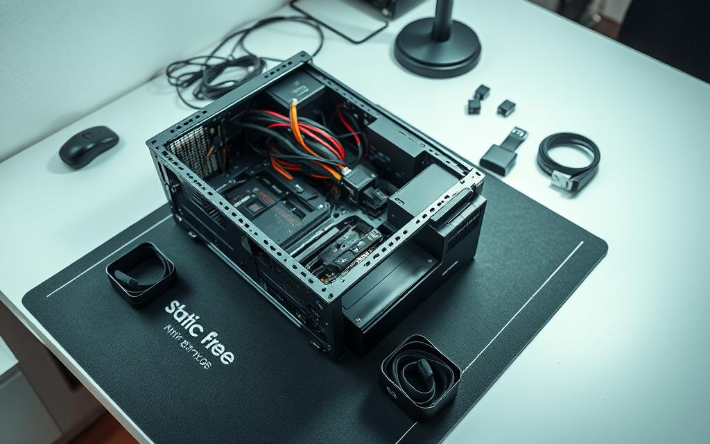 PC assembly static protection